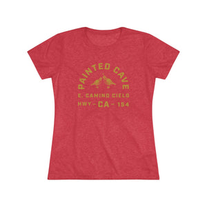 Women's Triblend Painted Cave Tee
