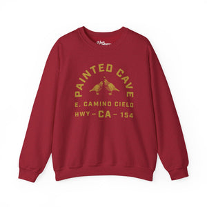 Painted Cave Vintage Traveler's Sweatshirt | CA Highway 154