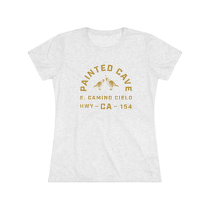 Women's Triblend Painted Cave Tee