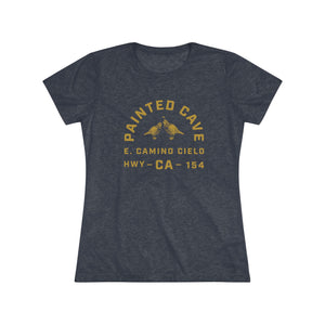Women's Triblend Painted Cave Tee