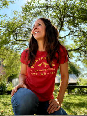 Women's Triblend Painted Cave Tee
