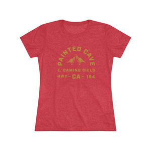 Women's Triblend Painted Cave Tee