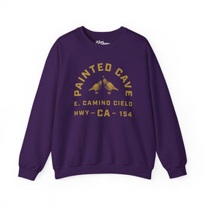 Painted Cave Vintage Traveler's Sweatshirt | CA Highway 154