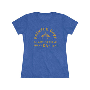 Women's Triblend Painted Cave Tee