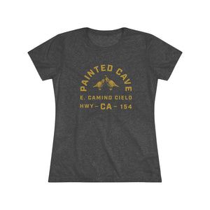Women's Triblend Painted Cave Tee