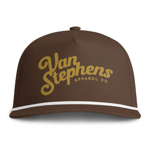VS Sunwashed Rope Cap - Vintage Script Logo Trucker Hat